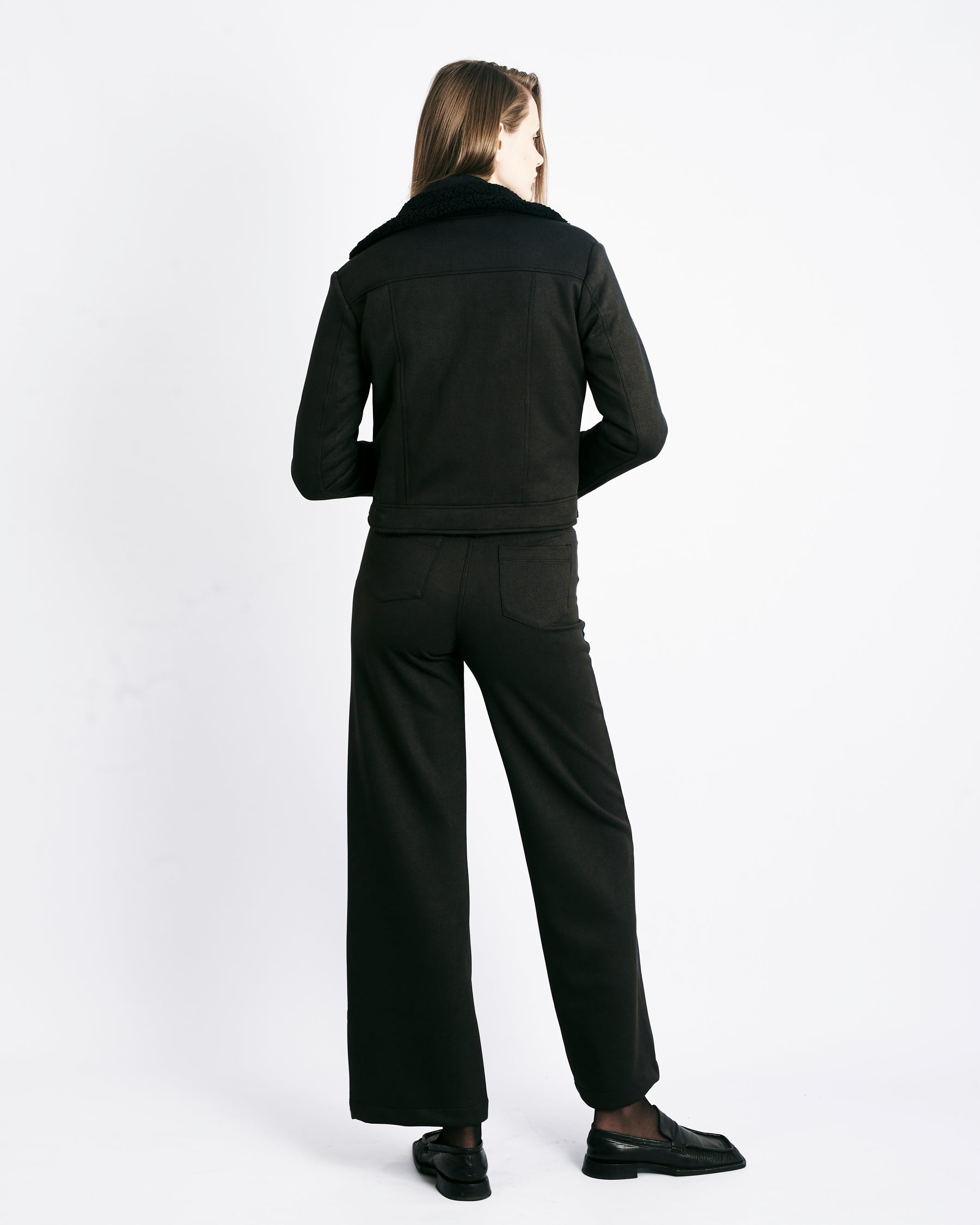 Black Wide Leg Trousers Gabriela